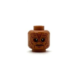LEGO‎ Minifig Head Star Wars Weequay Guard sw1197 Replacement Part